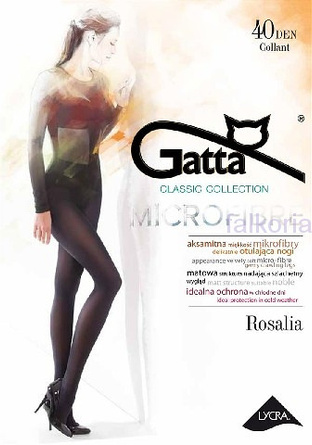 Rajstopy Gatta Rosalia 40 den 6-XXL toffie/odc.beżowego