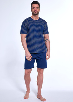 325/175 LAGOON Piżama męska kr/r bawełna 3XL-5XL