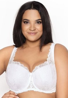 Biustonosz usztywniany Mat M-053/22 Carmela Big biały
