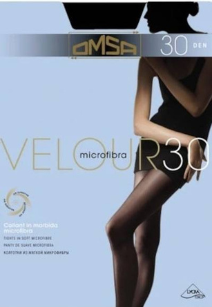VELOUR 30 Rajstopy kryjące z mikrofibry 30 den 2-4