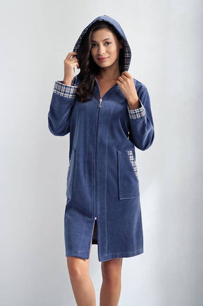 Szlafrok Luna 289 3XL damski koralowy