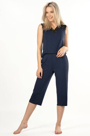 MARGOT MIX Spodnie piżamowe 3/4 z wiskozy S-2XL 
