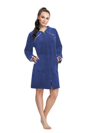 Szlafrok Luna 289 3XL damski koralowy