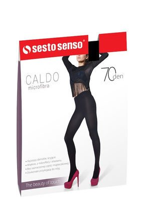 Rajstopy Sesto Senso Caldo 70 den 5-XL nero/czarny
