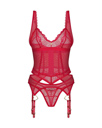 CUPIDE DESIR Gorset + stringi S-XL 