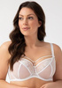 K 496 PARADISE BIAŁY Biustonosz soft na duży biust do M