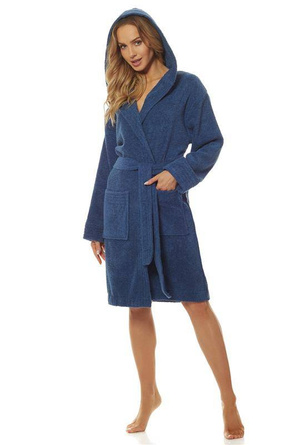 2101 Krótki szlafrok bawełniany S-2XL