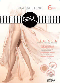 THIN SKIN 6 den rajstopy z efektem make up 2-4