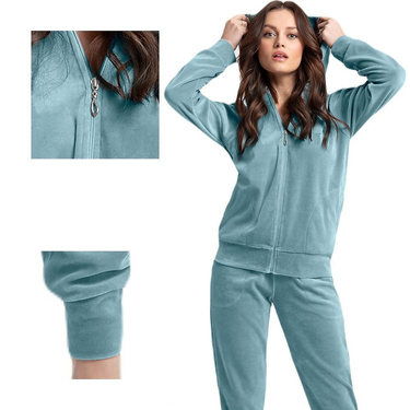 Dres Luna 309 Velour M-2XL damski miętowy