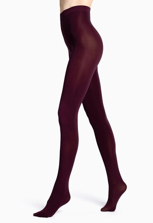 Rajstopy Veneziana Satin 40 den 2-4 vino rosso