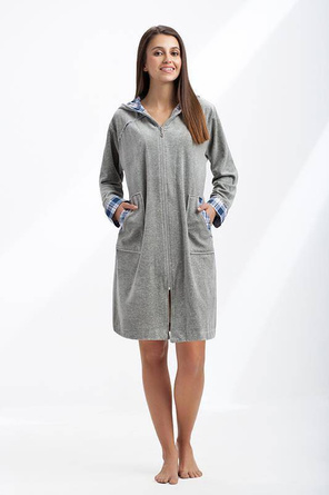 Szlafrok Luna 289 3XL damski koralowy