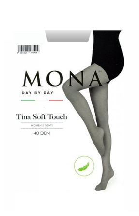 Rajstopy Mona Tina Soft Touch 40 den 2-4 cookie