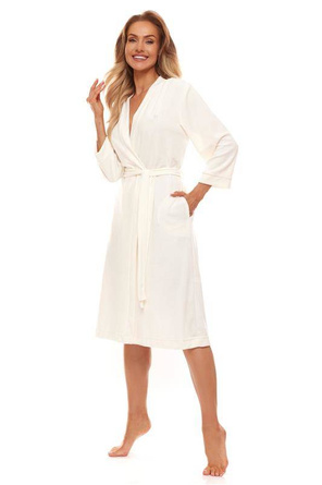 2303 COMFY Szlafrok damski długi z weluru S-2XL 