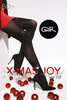 Rajstopy Gatta X-Mas Joy wz.02 50 den 5-XL nero