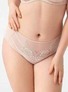 K 497/1 PARADISE Beżowy Figi pełne Beżowy beżowy M-3XL
