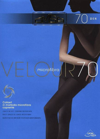 VELOUR 70 Rajstopy kryjące 70 den  z mikrofibry 2-4