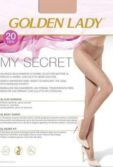 MY SECRET 20 Rajstopy bezszwowe 20 den z jonami srebra 2-5
