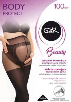 BODY PROTECT 100 Rajstopy ciążowe 100 den 2-5-XL
