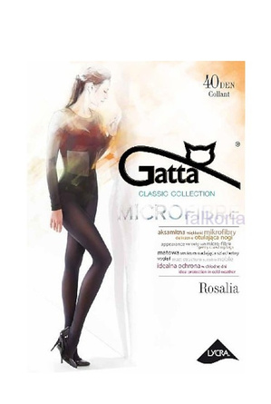 Rajstopy Gatta Rosalia 40 den 6-XXL blu jeans