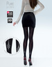 Rajstopy Knittex Pure 3D Lurex 50 den 2-4 nero