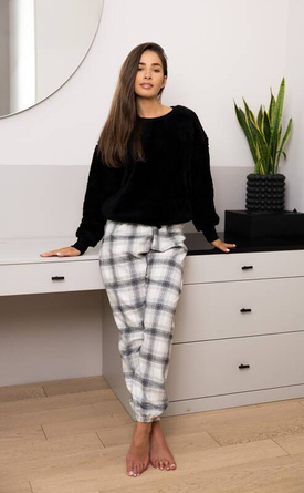 MEREDITH Piżama-domownik damski dł/r FLANELA S-XL 