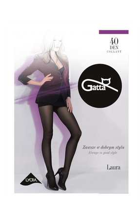 Rajstopy Gatta Laura 40 den 5-XL lyon/odc.brązowego