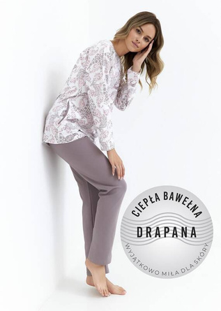 430 Piżama damska dł/r z bawełny S-XL 