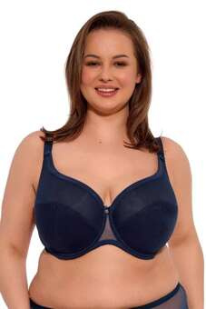 BSM 1058 SONIA MAXI GRANAT Biustonosz semi soft na duży biust do L