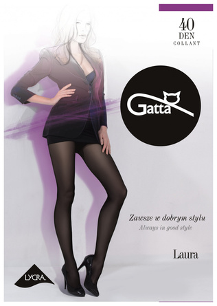 Rajstopy Gatta Laura 40 den 5-XL lyon/odc.brązowego