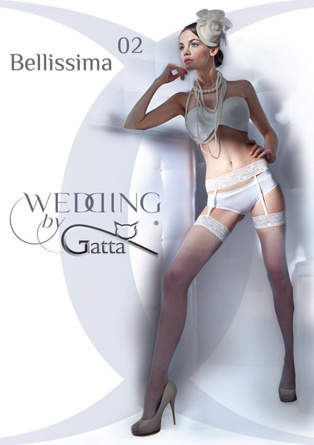 Bellissima 02 strip panty kabaretki białe